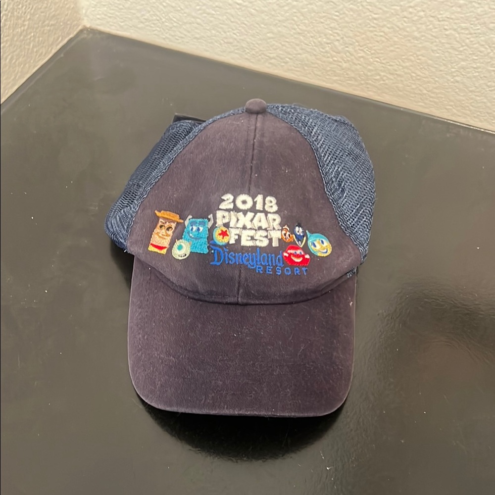Vintage Disney Pixar Fest Cap - Navy and Blue